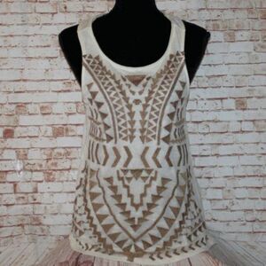 Lucky Brand Sleeveless Racer Back Top Size S